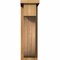 Ekena Millwork Del Monte Rough Sawn Corbel w/Backplate, Western Red Cedar, 6"W x 12"D x 20"H COR06X12X20DEL01RWR - alternate 2